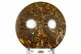 Golden Amphibolite Sphere - Western Australia #309152-1